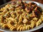 Cajun Chicken Rotini in Creamy Mozzarella Velveeta Sauce