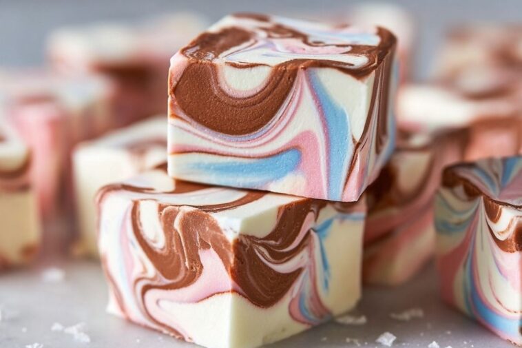 Easy Marshmallow Swirl Fudge