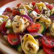 Garden Tortellini Pasta Salad