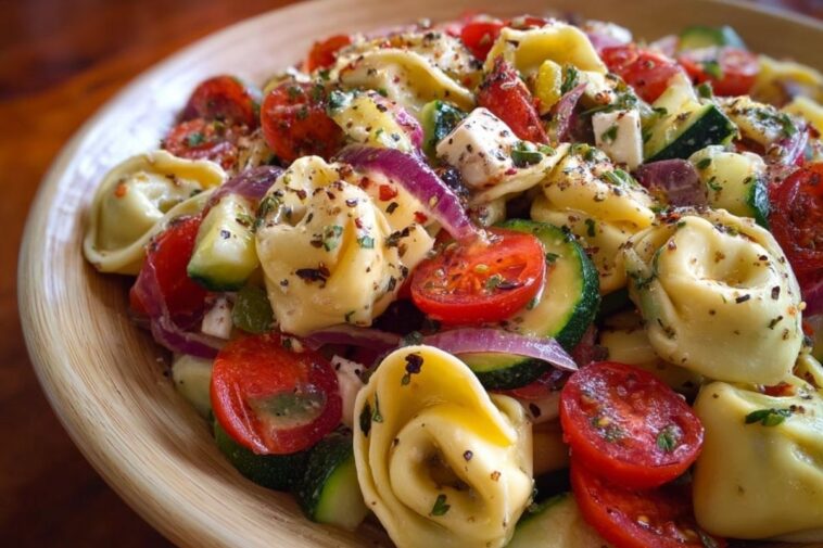 Garden Tortellini Pasta Salad