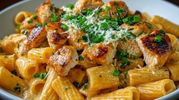 Garlic Butter Chicken Rigatoni Recipe