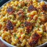 Honey Pepper Chicken Mac and Cheese